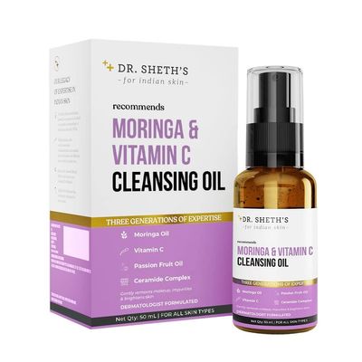 MAHANT Gentle Face Cleansing Oil with Vitamin C | Deep Cleansing & Hydrating | Suitable for All Skin Types | 50 mL