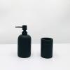 MVUYO Matte 4-Piece Hotel Bathroom Toiletry Set Hand wash Bottle mouthwash Cup view 3