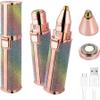 Portable Eyebrow Trimmer for epilator for Women, Facial Hair Remover for Women,Face, Lips, Nose Hair Removal Electric Trimmer with Light- (Multi) view 1