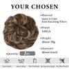 LUYOUBOZHU Hair Buns, Elastic Hair Donut for Ponytail, Updo & Bun Hairstyles, Looking Volume Enhancer for Women Hair Buns Hair Piece(Gray) view 4