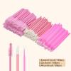 300pcs Eyelash Extension Supplies Kit, 100 Disposable Mascara Wands, 100 Lip Brushes, 100 Disposable Eyeliner Brushes(Pink Sets) view 2