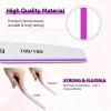 24 PCS Nail File 100/180 Grit Nail Files for Women Double Sided Emery Board Fingernail Shaping Manicure Pedicure Tools for Natural Nails Nail Supplies Salon and Home Use view 2