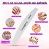 24 PCS Nail File 100/180 Grit Nail Files for Women Double Sided Emery Board Fingernail Shaping Manicure Pedicure Tools for Natural Nails Nail Supplies Salon and Home Use view 3