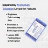 MOROCCAN MCHICHA Moroccan Soap, Blue Nila Soap for Face and Body, Made from Nila Powder (Pack of 2) view 2