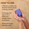 MOROCCAN MCHICHA Moroccan Soap, Blue Nila Soap for Face and Body, Made from Nila Powder (Pack of 2) view 3