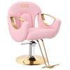 Barber Chair, Styling Chair for Hair Stylist, Hydraulic Barber Chair Height Adjustable, 360 Swivel, Beauty Salon Spa Equipment, Multi-Function Salon Chair Equipmen,Pink view 3