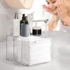 Acrylic Face Towel Storage Box Bin Container with Drawer, Great for Makeup Remover Dry Wipes, Wash, Compatible with Skin Towels XL, Suitable for Vanity Bathroom view 3