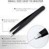 Adulahi Stainless Steel Slant Tweezer - Eyebrow Tweezers for Women and Men view 3