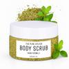 Herbal Body Scrub  Natural Exfoliating Scrub with Chamomile, Flax Seeds, Oat & Almond Oil | Deep Cleansing & Hydration | Smooths & Nourishes Skin | 8oz view 1