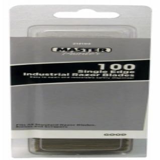 Master Painter 3272BBTV Single Edge Industrial Razor Blades in Dispenser, 100 Count - Pack of (20)