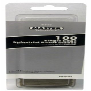 Master Painter 3272BBTV Single Edge Industrial Razor Blades in Dispenser, 100 Count - Pack of (20)