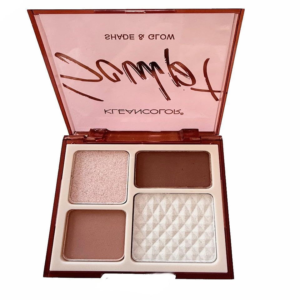 Alexie's Shade & Glow Palette, Sculpt, 4 Color Bronzer and Highlighter, 0.34 oz, Choice of Luna, Espacia, Estrellas or Sol (Estrellas, Medium Large)