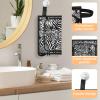 Ourtheme Travel Makeup Bag for Women Men Unisex Zebra Print Pattern Multipurpose Cosmetic Wash Pouch Bag Toiletry Toiletries Shower Bag Organizer view 4