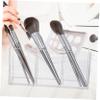 Acrylic Three Grid Desk Holder for Pens Makeup Brushes and Lipsticks view 4