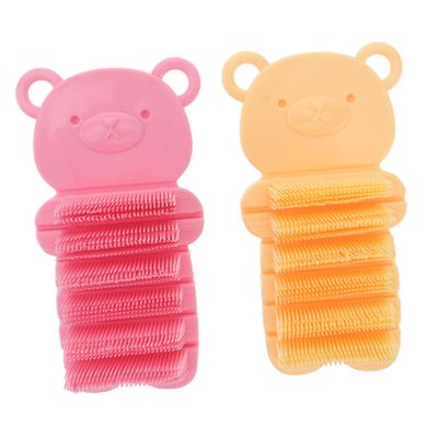 Ipetboom 2pcs Nail Dust Collector Brush Hand Nail Brush Exfoliating Body Scrubber Fingernail Scrub Facial Scrubber Non-Slip Design for Camping Travel
