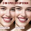 QCMME Lip Liner Stain Peel Off with Tweezer, Long Lasting Matte Lip Tattoo, Highly Pigmented Color Lip Tint Makeup, Waterproof, Transfer-proof Lipstain for Women, for All Skin Types view 2