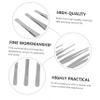 Gogogmee 4pcs Multi-function Serrated Tip Tweezers Thickened Non-skid Stainless Steel Tools for Nail Diy Crafts and Home Use view 2
