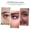 Happyyami Eyebrow Trimming Kit Stainless Steel Razor Scissors Tweezers Brush for Men Women Portable Grooming Tools for Precision Eyebrow Hair Removal view 4