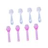 Happyyami Nail Cleaning Brush Soft and Stiff Bristles for Fingernail and Toenail Scrubbing for Home and Salon Use Pink and Design view 1