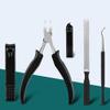 DUYHBAWRS 10PCS Pedicure Tools Professional Foot Care Kit Ingrown Toenail Removal Correction Clippers Toe Nail File Lifter Nail view 4