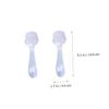 Healeved 1 Set 8pcs Handle Grip Fingernail Cleaning Brush for Nail Art Nail Scrub Brush Non-slip Handle Plastic view 4