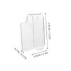 PartyKindom 2pcs Artistic Acrylic Palette for Makeup Nail Art Watercolor Easy to Clean view 2