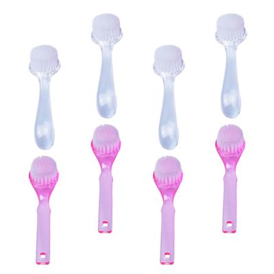 Didiseaon 8pcs Fingernail Cleaning Brush Set Round Brush Accessories Nail for Cleaning Polish Nail Cleaner