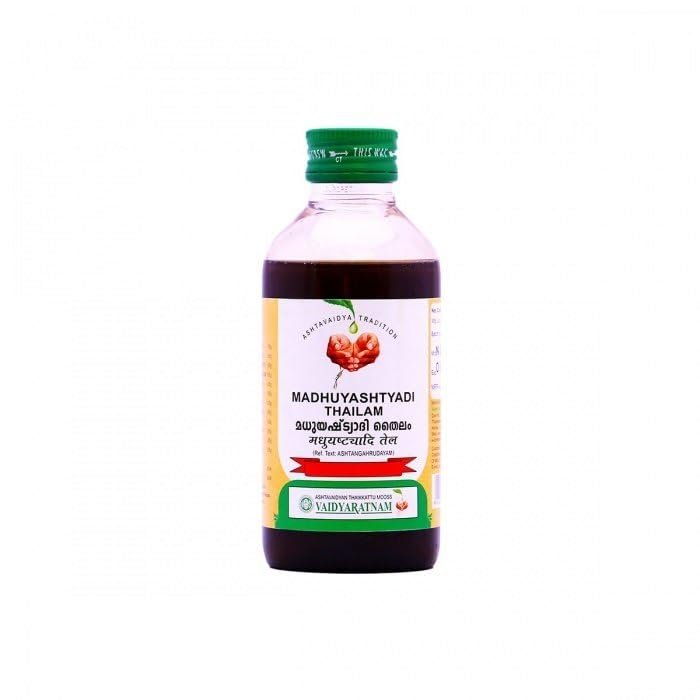 Madhuyashtyadi Oil 200 ml | Ayurvedic Products | Vaidyaratnam Products