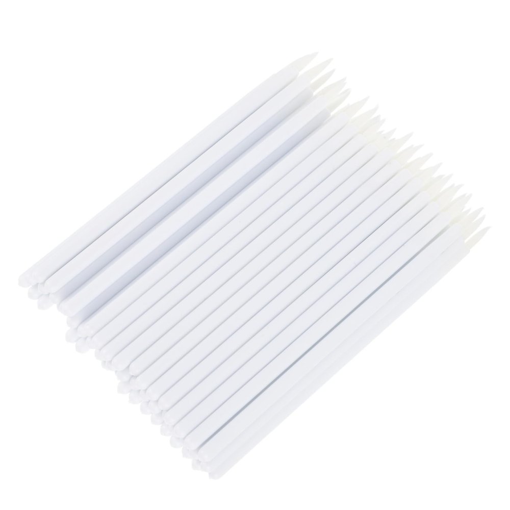 Beatifufu 100pcs Eyeliner Brush Applicator Makeup Tool Brush Pack for Lip Liner Eye Shadow and Liquid Eyeliner