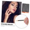 Beatifufu 100pcs Professional Makeup Eyeliner Wand Applicators Fiber Brush for Eyeliner Home Use view 3