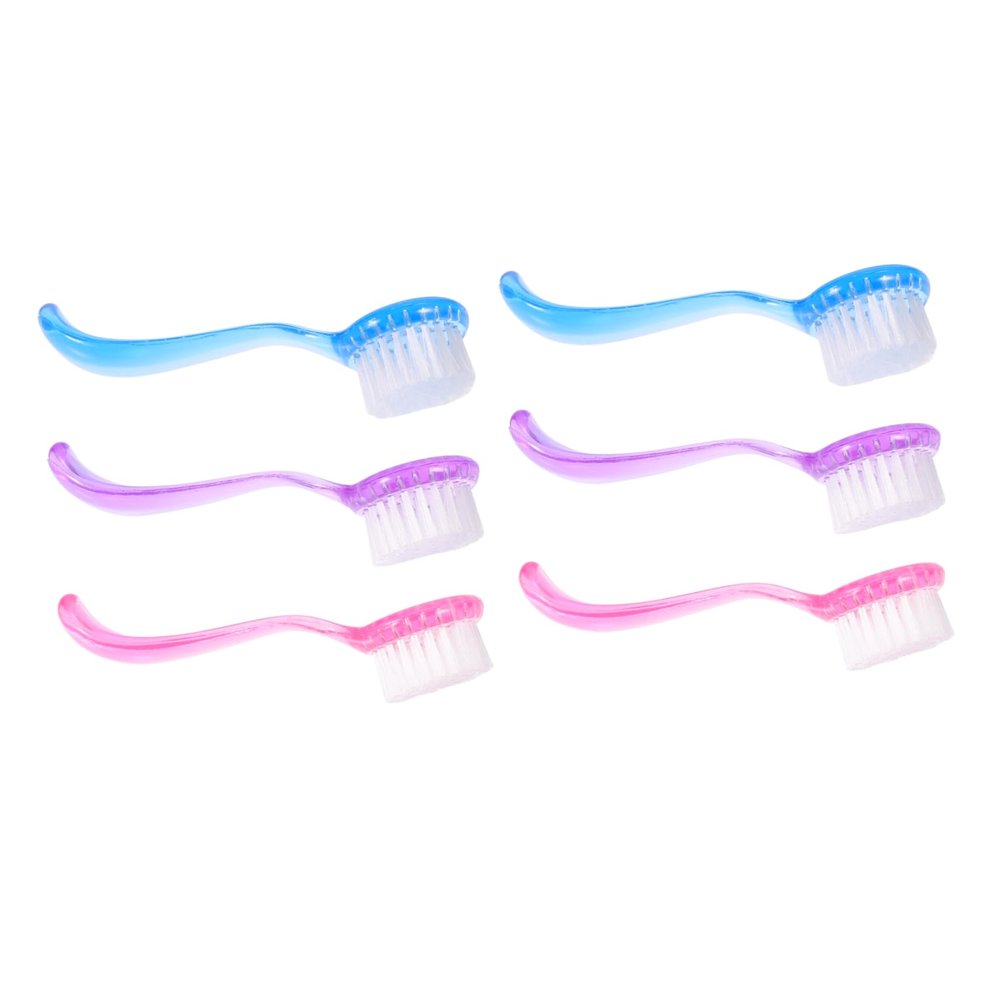 PLAFOPE 6Pcs Manual Facial Cleansing Brush with Nail Scrubber for Deep Pore Cleansing Blackhead Removal and Makeup Residue Cleaning Suitable for Face Nose Chin Neck and Fingernail Dirt Removal