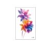 10 Pieces Colorful Flower Shaped Tattoo Sticker Waterproof Disposable Tattoo Sticker For Hand(J-061) view 1