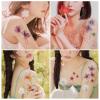 10 Pieces Colorful Flower Shaped Tattoo Sticker Waterproof Disposable Tattoo Sticker For Hand(J-061) view 4