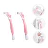 BIUDECO 2pcs Manual Hair Shaving Kit for Men and Women Durable and Hair Remover Trimmer Safe for Sensitive Skin view 3