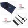 BIUDECO 8pcs Professional Manicure Set Scissors Nail Clippers File for Women Men Home Travel Use view 4