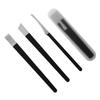 Healvian 4pcs Pedicure Knife Set Nail Nippers Trim Callus Remover for Mens Grooming Kit view 1