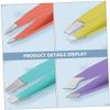 PartyKindom Ergonomic Design Eyebrow Clip Set Scissors Tweezers Trimmer Grooming Tools Makeup Supplies for Women Men Quality Material view 4