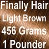 Finally Hair Building Fibers, 456 Grams, 1 Pound Refill. Use your existing shaker container bottle or sprayer. Bottle is not included. Available in 23 colors. (Light Brown) view 1