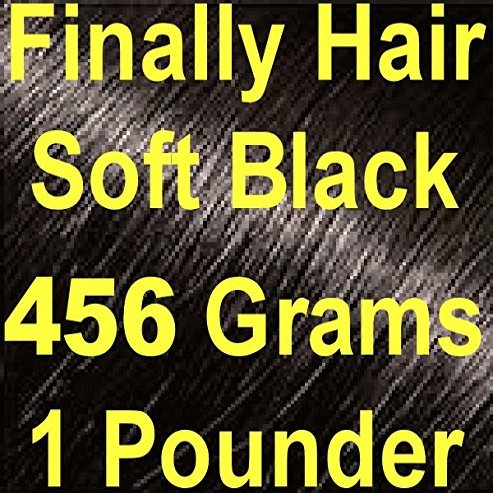 Finally Hair Building Fibers Refill (Soft Black, 456g (1lb))