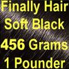 Finally Hair Building Fibers Refill (Soft Black, 456g (1lb)) view 1