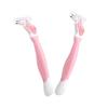 PartyKindom 2pcs Portable Armpit Hair Shaver for Men Women Manual for Safe Hair Removal for Wet Shaving Shower Friendly view 1