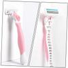 PartyKindom 2pcs Portable Armpit Hair Shaver for Men Women Manual for Safe Hair Removal for Wet Shaving Shower Friendly view 3