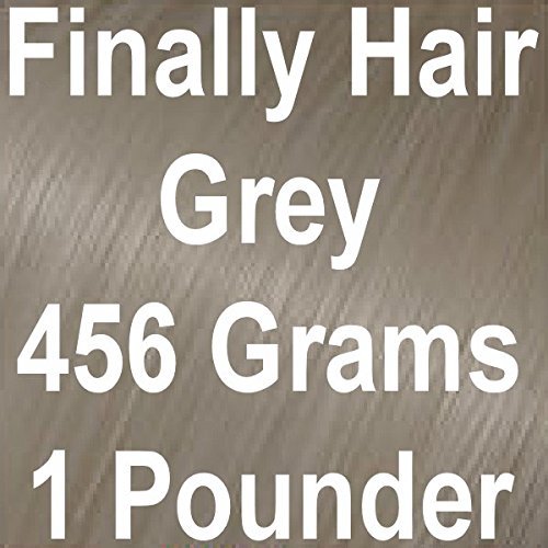 Finally Hair Building Fibers, 456 Grams, 1 Pound Refill. Use your existing shaker container bottle or sprayer. Bottle is not included. Available in 23 colors. (Grey)