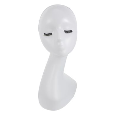 LIFKOME Professional Wig Display Stand Pp Resin Swan Head Model for Hair Accessories