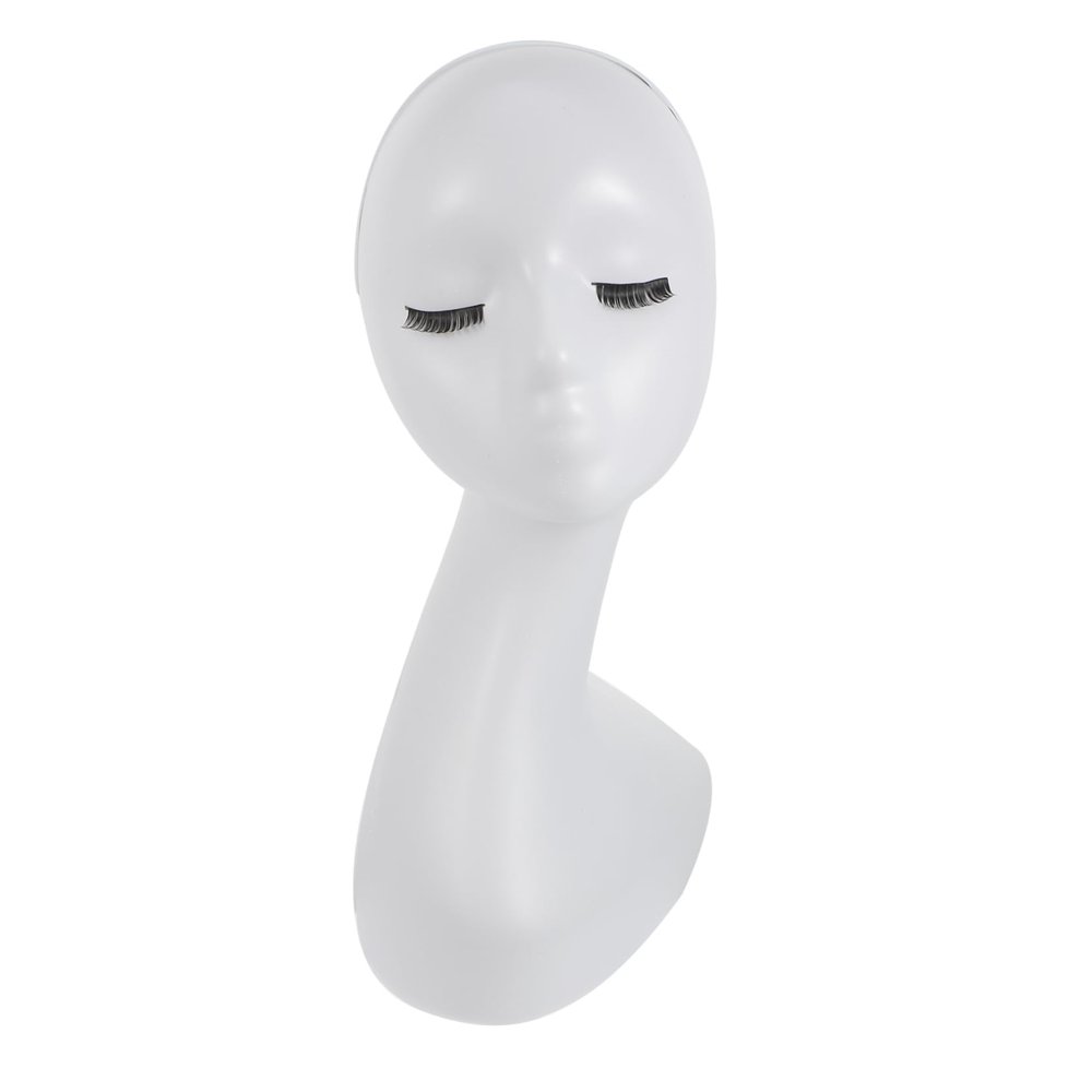 LIFKOME Professional Wig Display Stand Pp Resin Swan Head Model for Hair Accessories