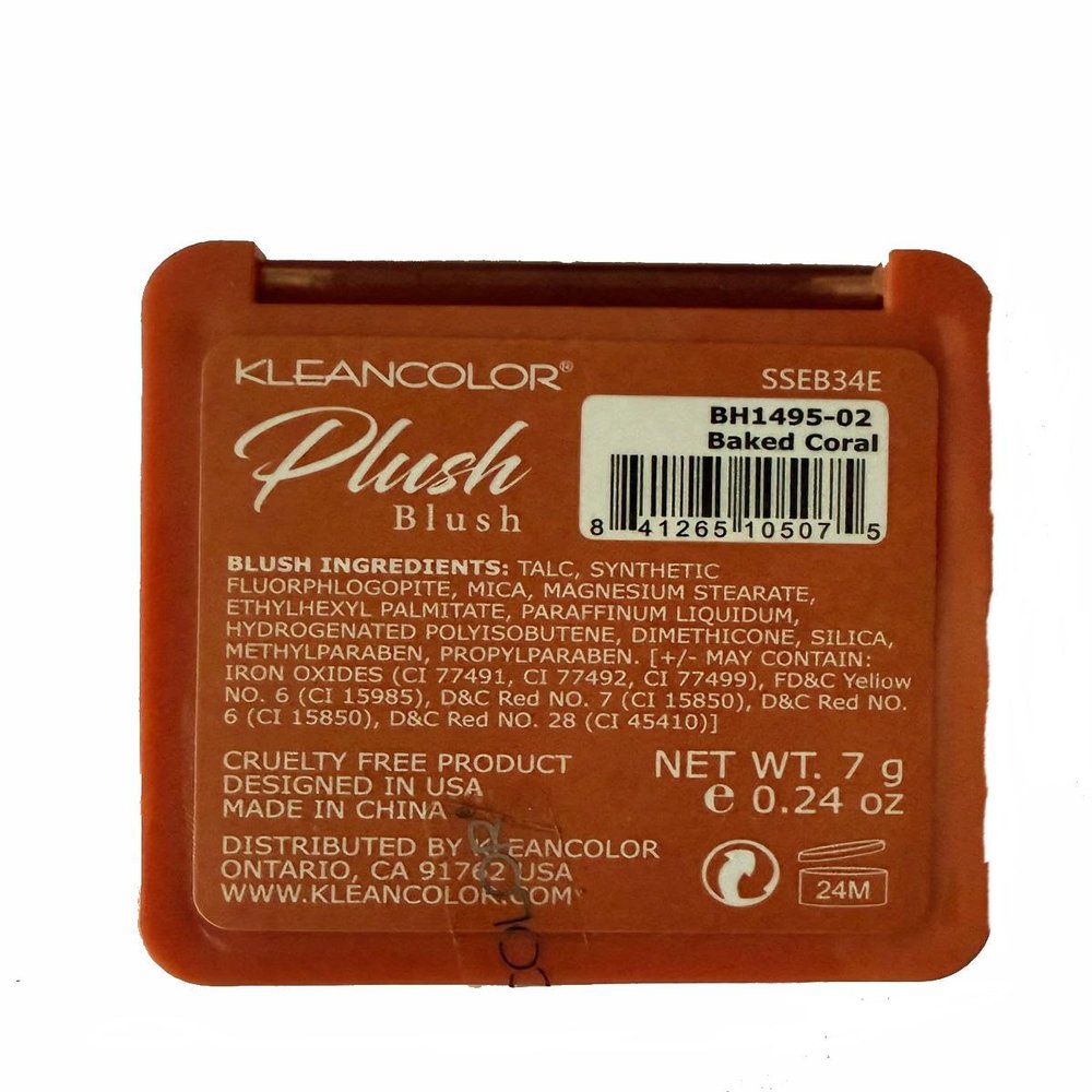 Alexie's Plush Blush Powder Compact, 4 Shades, 0.24 oz, Cruelty-Free
