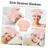 BIUDECO 1pc Coral Fleece Fast Drying Hair Cap for Women Super Absorbent Dry Hair Towel for Shower Face Washing Cute Bow Design for Home Travel Use view 4