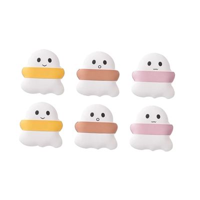 PLAFOPE 6pcs Women's Makeup Powder Puff Blending Sponges for Foundation Dry Wet Use Foundation Powder Puff for Types of Makeup