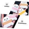 PLAFOPE 6pcs Women's Makeup Powder Puff Blending Sponges for Foundation Dry Wet Use Foundation Powder Puff for Types of Makeup view 3