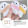 PLAFOPE 6pcs Women's Makeup Powder Puff Blending Sponges for Foundation Dry Wet Use Foundation Powder Puff for Types of Makeup view 4